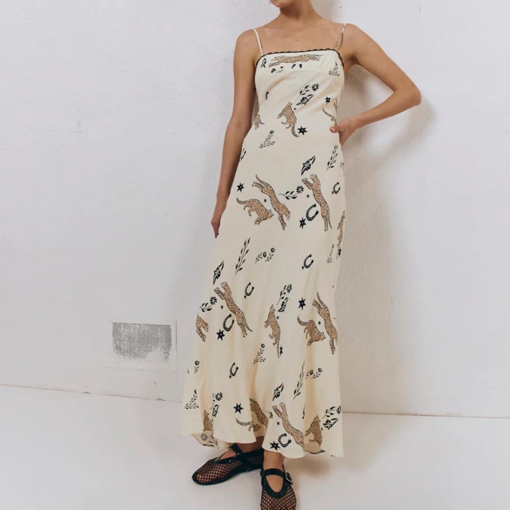 VRG GRL | NWT | COSMIC BIAS CUT MAXI